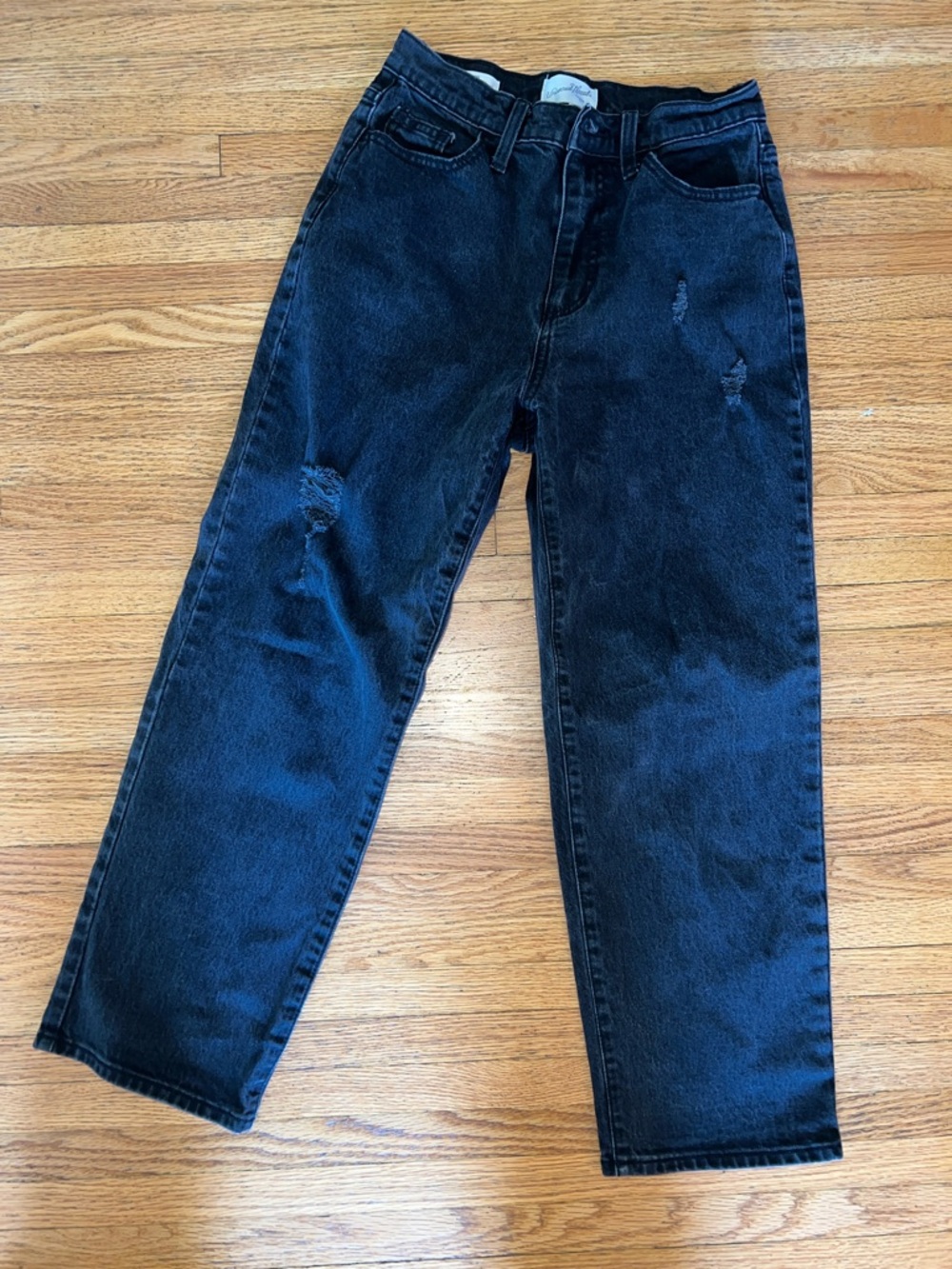 Womens Black ‘vintage Straight’ Jeans